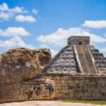 Pyramid Ruins - landmark photography of Chichen Itza, Mexico