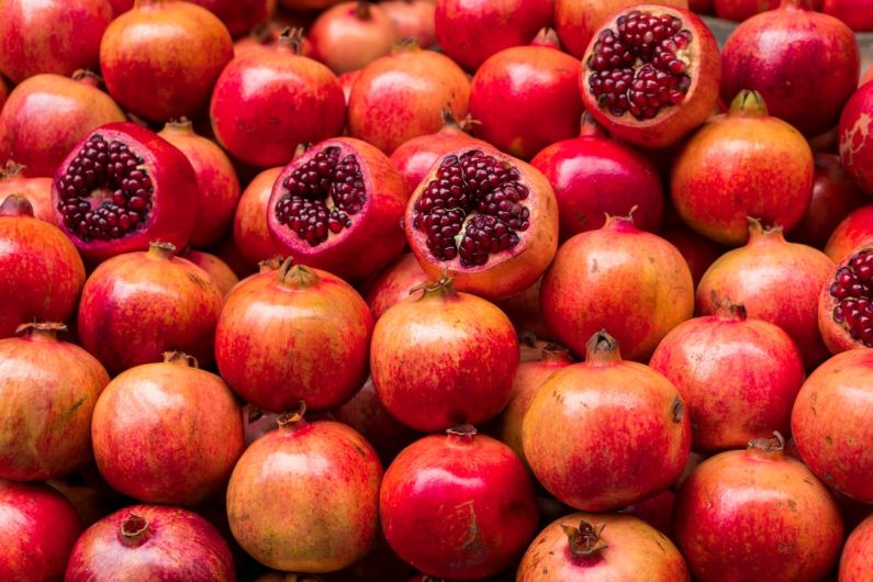 Exotic Fruit - pomegranate fruits